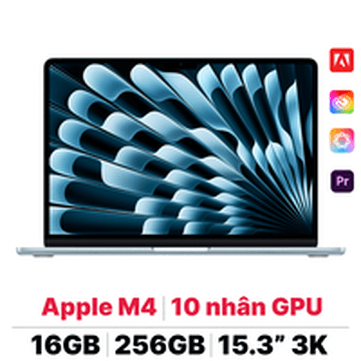 MacBook Air M4 15 inch 2025 10CPU 10GPU 16GB 256GB | Chính hãng Apple Việt Nam 2